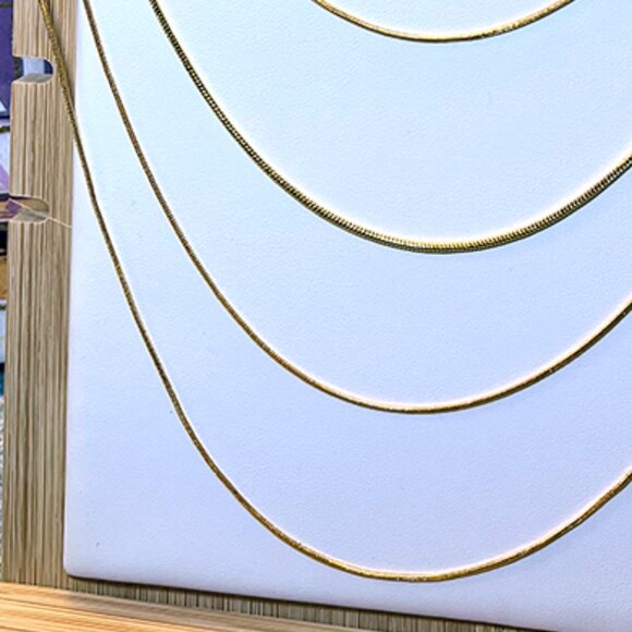 Lot of 11 Gold-Filled Chains—16" To 20"—Spring Ring And Lobster Clasps - NWOT - Picture 4 of 6